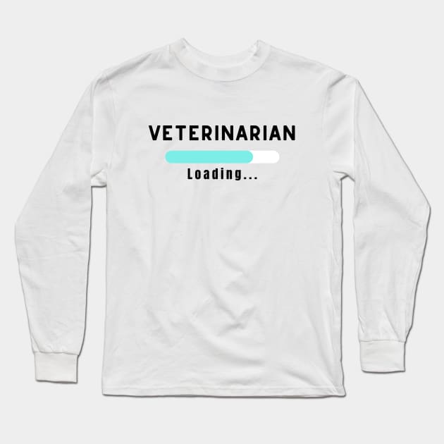 Veterinarian Loading Long Sleeve T-Shirt by bougieFire